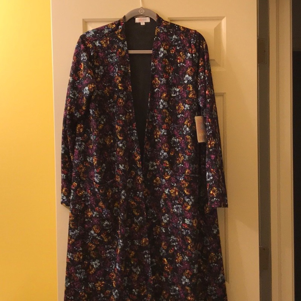 LuLaRoe Sarah Duster - multi, size L